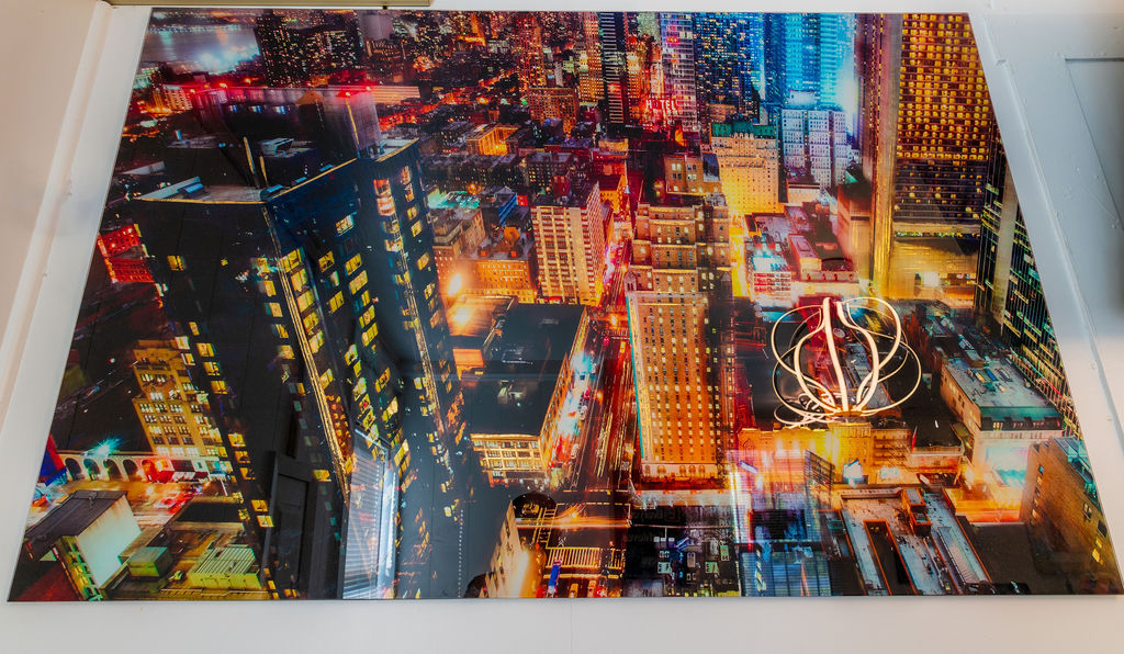 Glossy acrylic city skyline photo print by Hilson Ink — Brandywine, MD